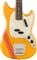 Fender Vintera II 70s Mustang Bass Guitar Short Scale Competition Orange W/B Body View